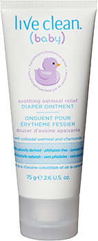 Live Clean - Soothing Diaper Ointment by Live Clean - Ebambu.ca natural health product store - free shipping <59$