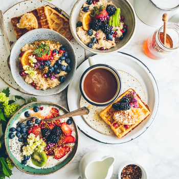 Breakfast - honey, almond butter, nutella, maple butter, jam - ebambu.ca