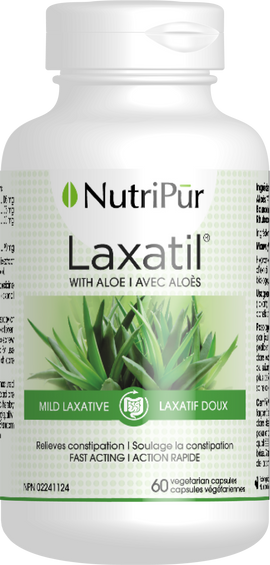 Laxatil - Nutripur - Aloe vera with 18% Aloin - mild laxatil - relieves constipation 