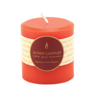 Honey Candles - Round Pillars - 13 colours by Honey Candles - Ebambu.ca natural health product store - free shipping <59$ 