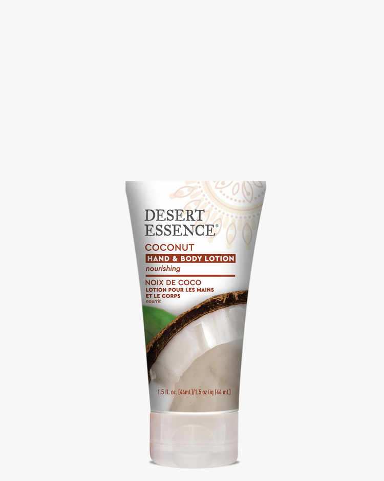 Desert Essence - Coconut Hand & Body Lotion 44 g - Ebambu.ca free delivery >59$