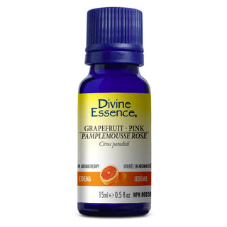 Divine Essence - Essential Oils - Grapefruit - Pink (Conventional) - Ebambu.ca free delivery >59$