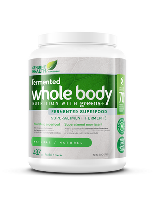 Genuine Health fermented whole body NUTRITION with greens+ natural 487 g