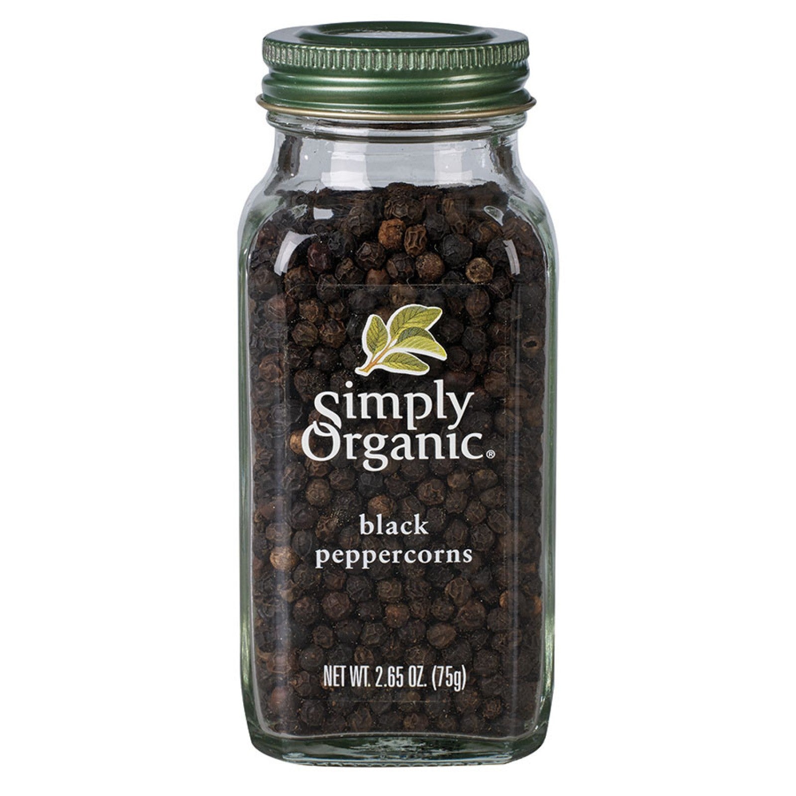 Simply Organic - Black Whole Peppercorns 75 g - Ebambu.ca free delivery >59$