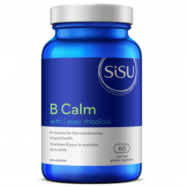 Sisu - B Calm with 250 mg de Rhodiola 60 gel caps - Ebambu.ca free delivery >59$