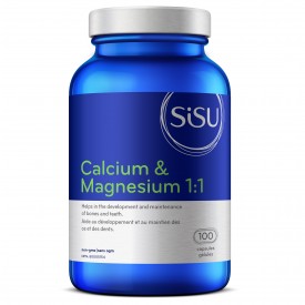 Sisu - Calcium & magnesium 1 to 1 D3 100 gel caps - Ebambu.ca free delivery >59$