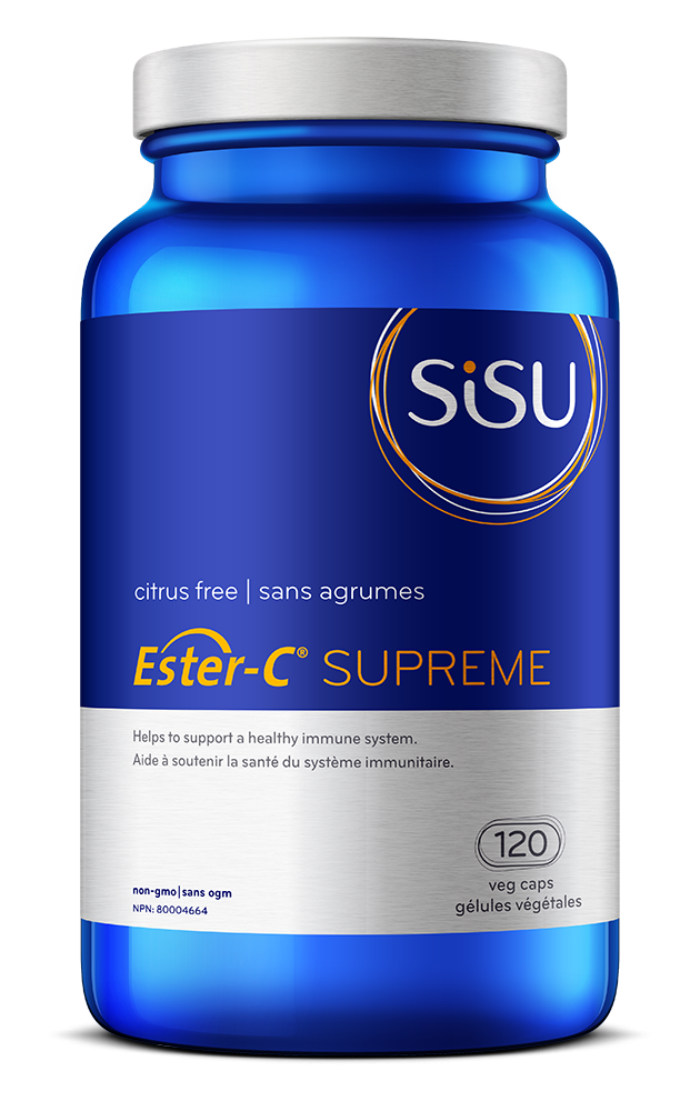 Sisu - Ester-C Supreme - 120 Gel caps - Ebambu.ca free delivery >59$