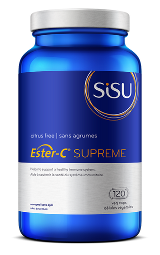Sisu - Ester-C Supreme - 120 Gel caps - Ebambu.ca free delivery >59$