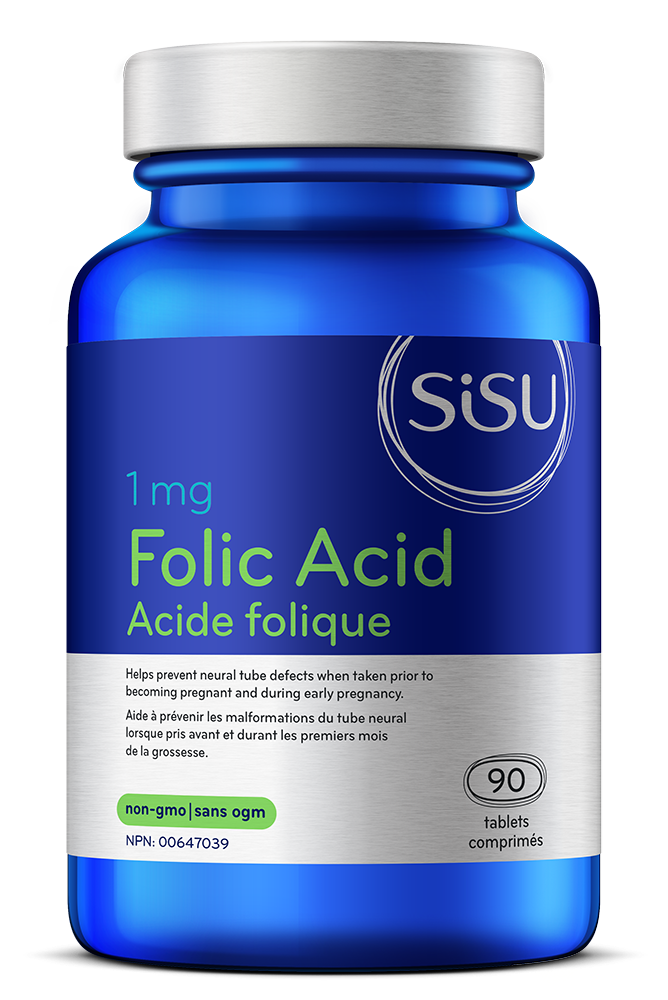 Sisu - Folic Acid 1 mg 90 capsules