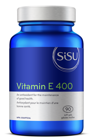 Sisu - Vitamine E 400 UI 90 gel caps - Ebambu.ca free delivery >59$