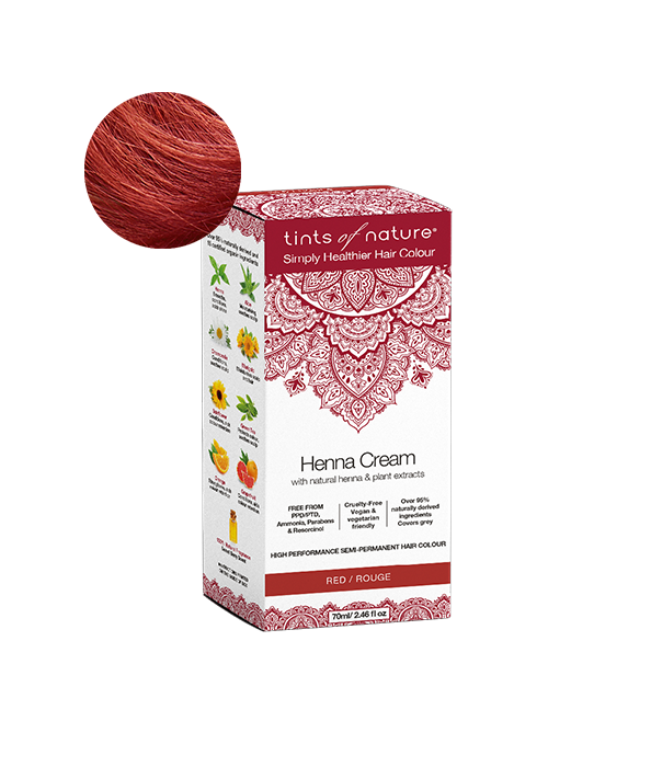 Tints of Nature - Henna Cream Red - Ebambu.ca free delivery >59$