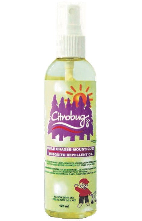 Citrobug Insect Repellent for Kids 125 ml by Citrobug - Ebambu.ca natural health product store - free shipping <59$ 