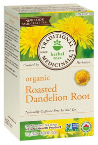 Traditional Medicinals Organic Roasted Dandelion Root 20 bags by Traditional Medicinals - Ebambu.ca natural health product store - free shipping <59$ 